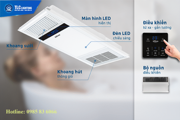 Đèn Sưởi Âm Trần Luxury