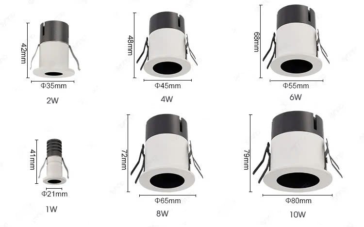 Đèn âm trần Sportlight Mini 8 Đèn âm trần Sportlight Mini - Ảnh 7