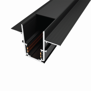 Ray nam châm âm trần màu đen 1m