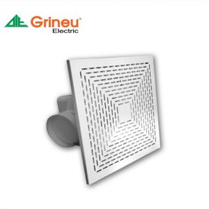 Quạt hút trần ống ngang mặt kim loại