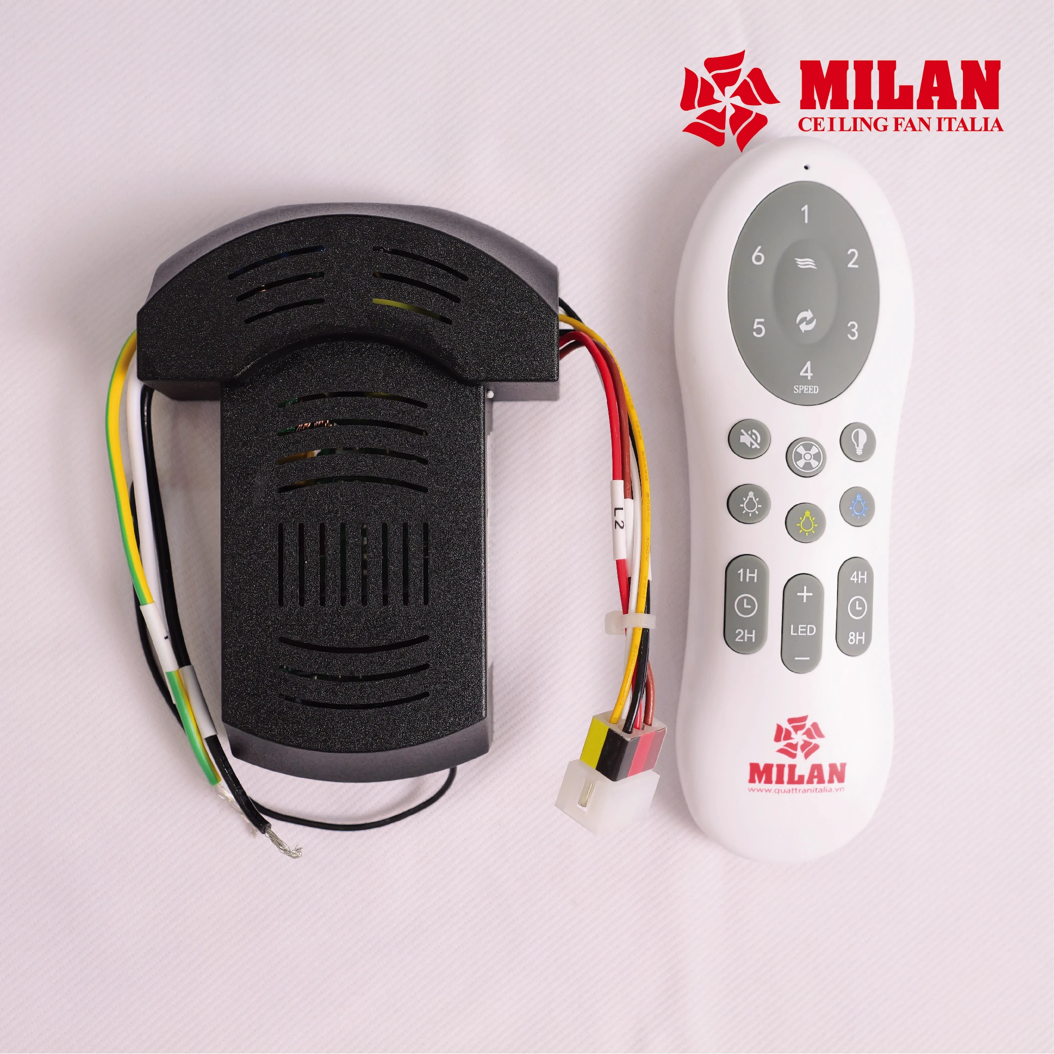 Quạt Trần Đèn 5 Cánh FY528 - Màu Đồng Cát 5 Quạt Trần Đèn 5 Cánh FY528 - Màu Đồng Cát - Ảnh 3