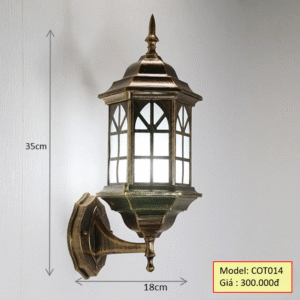 Đèn tường ngoài trời 8 COT014.1