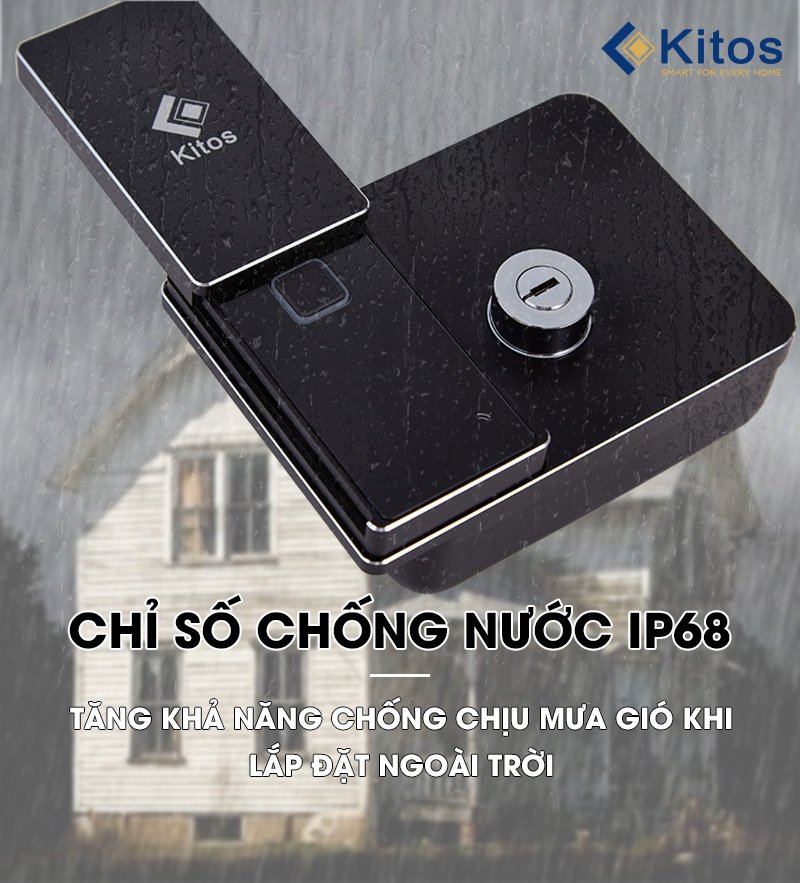 Khóa cửa thông minh Kitos DLS8 CNC 5 Khóa cửa thông minh Kitos DLS8 CNC - Ảnh 3