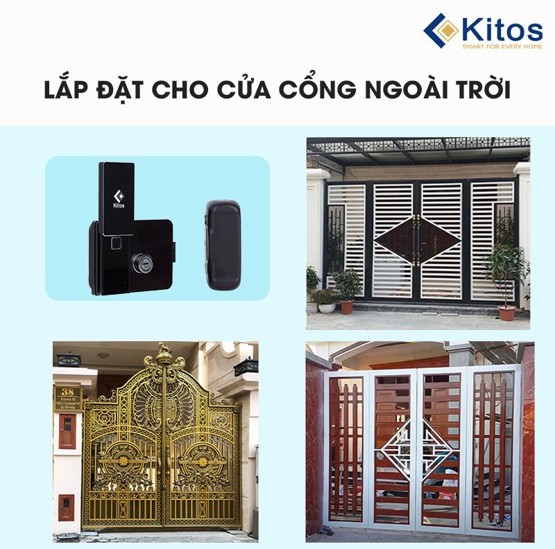 Khóa cửa thông minh Kitos DLS8 CNC 11 Khóa cửa thông minh Kitos DLS8 CNC - Ảnh 9