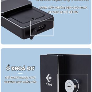 Khóa cửa thông minh Kitos DLS8 CNC 26 KITOS DLS8 CNC 8 1