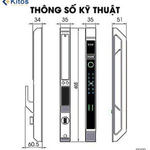 Khoá cửa thông minh Kitos ALS6 FACE PLUS 18 KTIOS ALS6 FACE PLUS 1
