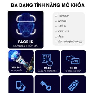 Khoá cửa thông minh Kitos ALS6 FACE PLUS 26 KTIOS ALS6 FACE PLUS 13