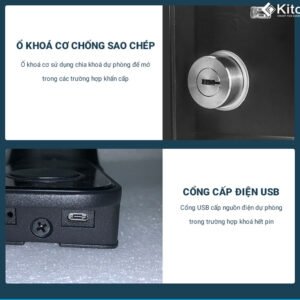 Khoá vân tay cửa cổng KITOS KT-DL04 PLUS 22 Khoá vân tay cửa cổng KITOS KT-DL04 PLUS