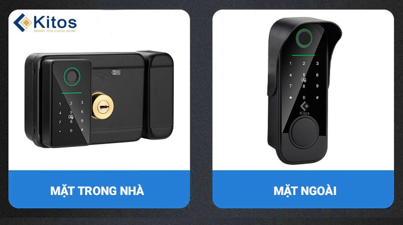 Khoá vân tay cửa cổng KITOS KT-DL04 PLUS 5 Khoá vân tay cửa cổng KITOS KT-DL04 PLUS - Ảnh 4