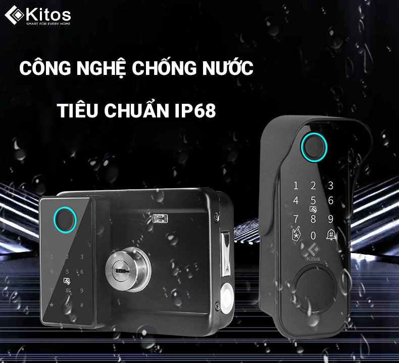 Khoá vân tay cửa cổng KITOS KT-DL04 PLUS 9 Khoá vân tay cửa cổng KITOS KT-DL04 PLUS - Ảnh 8