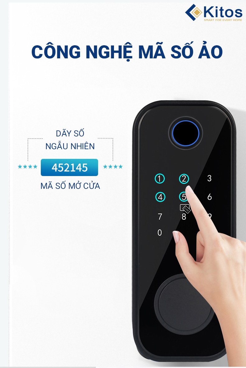 Khoá vân tay cửa cổng KITOS KT-DL04 PLUS 8 Khoá vân tay cửa cổng KITOS KT-DL04 PLUS - Ảnh 7