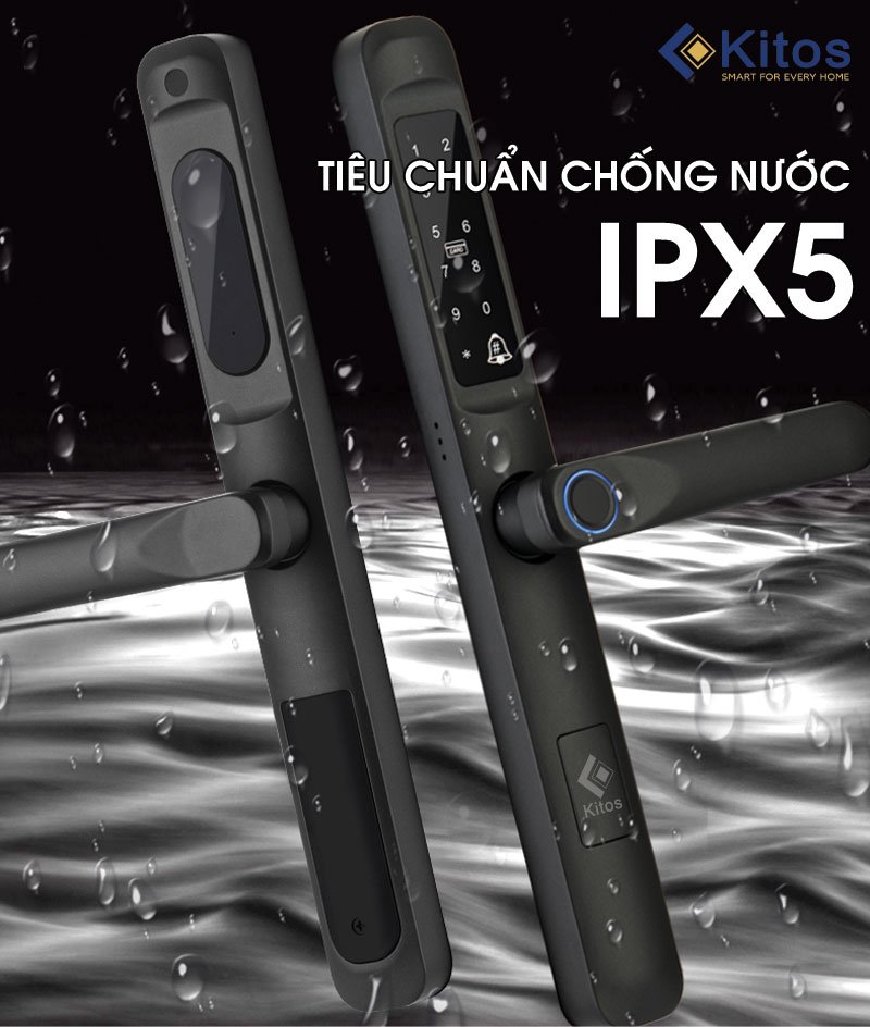 Khoá vân tay cửa nhôm KITOS ALX5 PRO 8 Khoá vân tay cửa nhôm KITOS ALX5 PRO - Ảnh 6