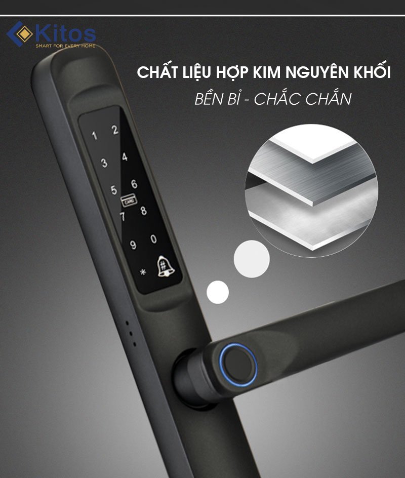 Khoá vân tay cửa nhôm KITOS ALX5 PRO 7 Khoá vân tay cửa nhôm KITOS ALX5 PRO - Ảnh 5