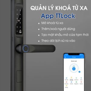Khoá vân tay cửa nhôm KITOS ALX5 PRO 23 Kitos ALX5 7