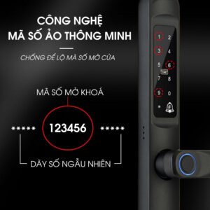 Khoá vân tay cửa nhôm KITOS ALX5 PRO 22 Kitos ALX5 8