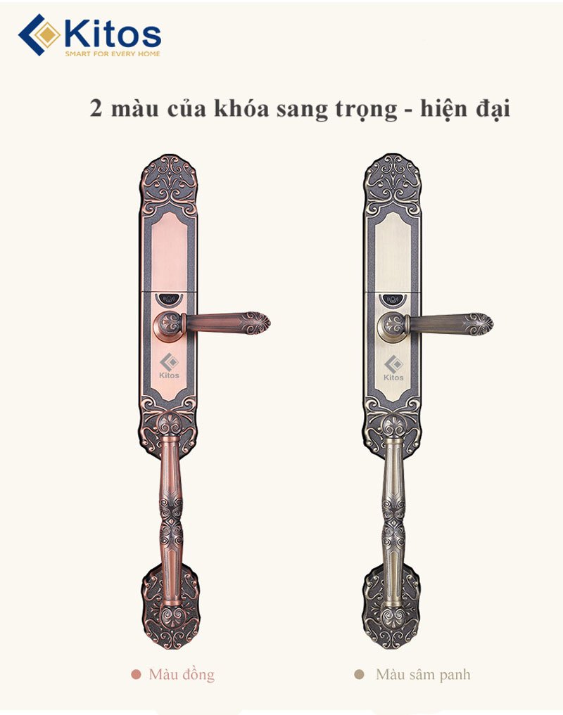 Khóa cửa vân tay Kitos KT-C500 8 Khóa cửa vân tay Kitos KT-C500 - Ảnh 6