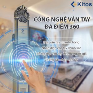 Khoá cửa thông minh Kitos C200 Tân Cổ Điển 22 Kitos kt c200 10