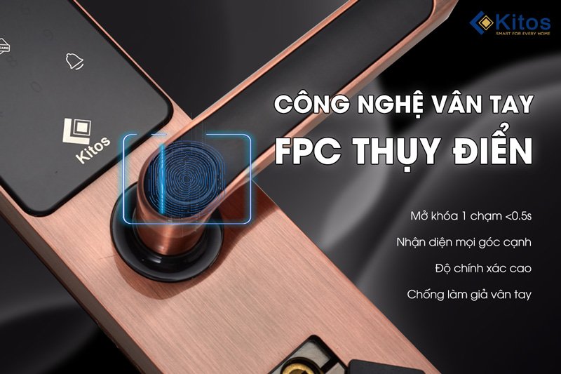 Khóa cửa thông minh Kitos E3 Pro 12 Khóa cửa thông minh Kitos E3 Pro - Ảnh 10
