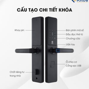 Khóa cửa thông minh Kitos E3 Pro 18 Kitos kt e3 pro 5