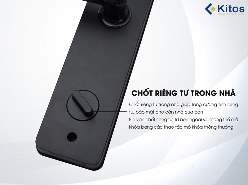 Khóa cửa thông minh Kitos E3 Pro 8 Khóa cửa thông minh Kitos E3 Pro - Ảnh 6