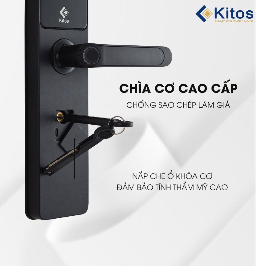 Khóa cửa thông minh Kitos E3 Pro 10 Khóa cửa thông minh Kitos E3 Pro - Ảnh 8