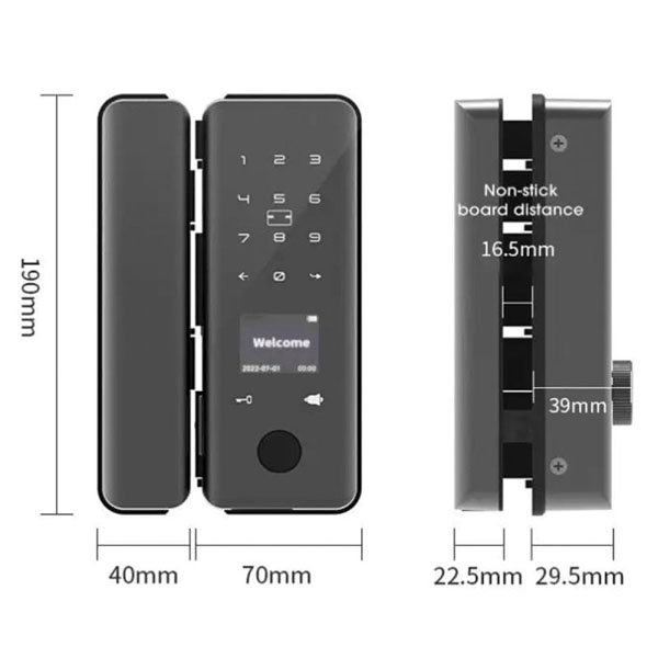 Khóa Cửa Kính IBC C10 PRO 9 Khóa Cửa Kính IBC C10 PRO - Ảnh 8