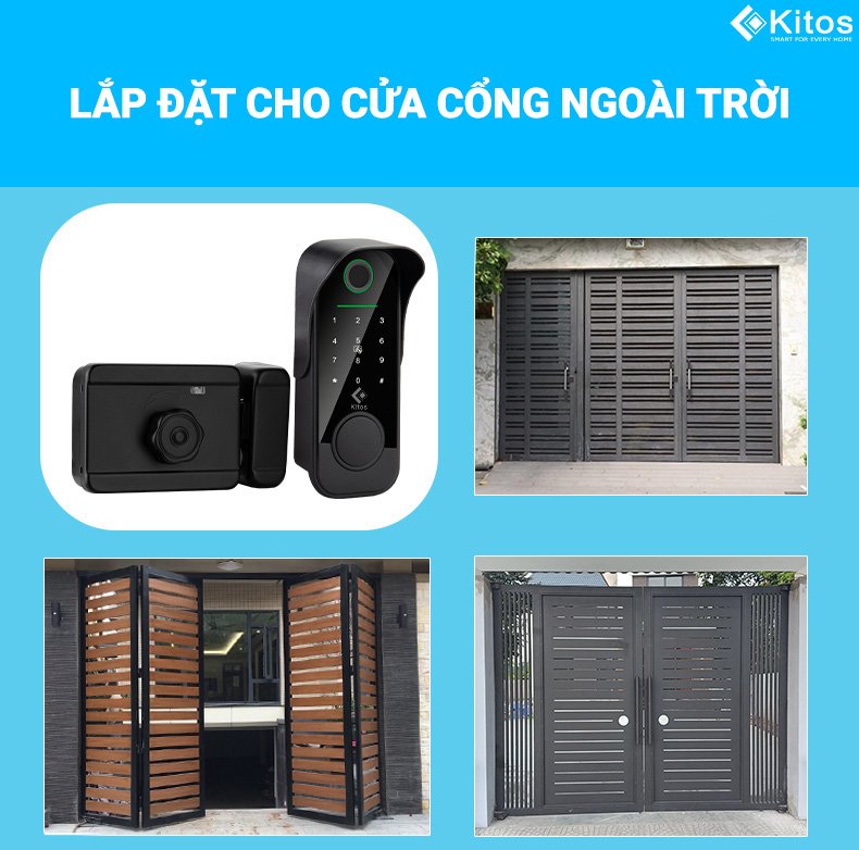 Khoá vân tay cửa cổng KITOS KT DL03 PRO 12 Khoá vân tay cửa cổng KITOS KT DL03 PRO - Ảnh 10