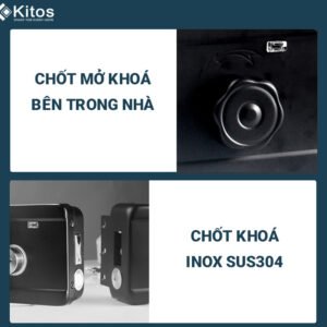 Alternative view of Khoá vân tay cửa cổng KITOS KT DL03 PRO