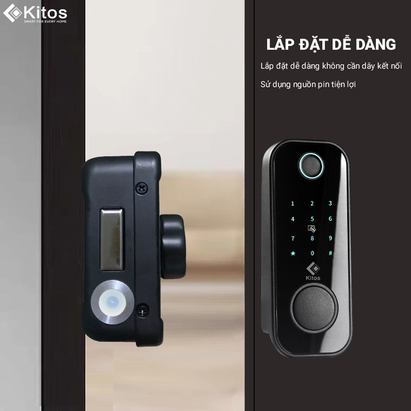 Khoá vân tay cửa cổng KITOS KT DL03 PRO 6 Khoá vân tay cửa cổng KITOS KT DL03 PRO - Ảnh 4