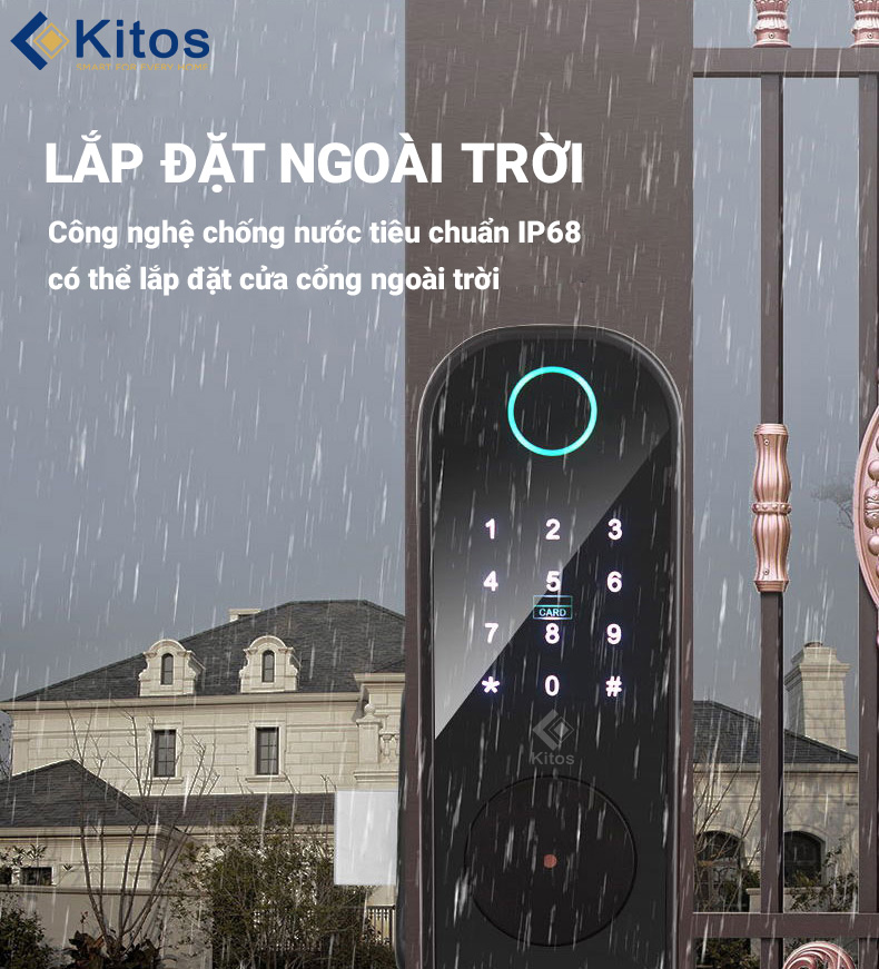 Khoá vân tay cửa cổng KITOS KT DL03 PRO 10 Khoá vân tay cửa cổng KITOS KT DL03 PRO - Ảnh 8