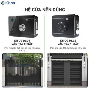 Khoá vân tay cửa cổng KITOS KT DL03 PRO 21 kitos dl03 pro 9