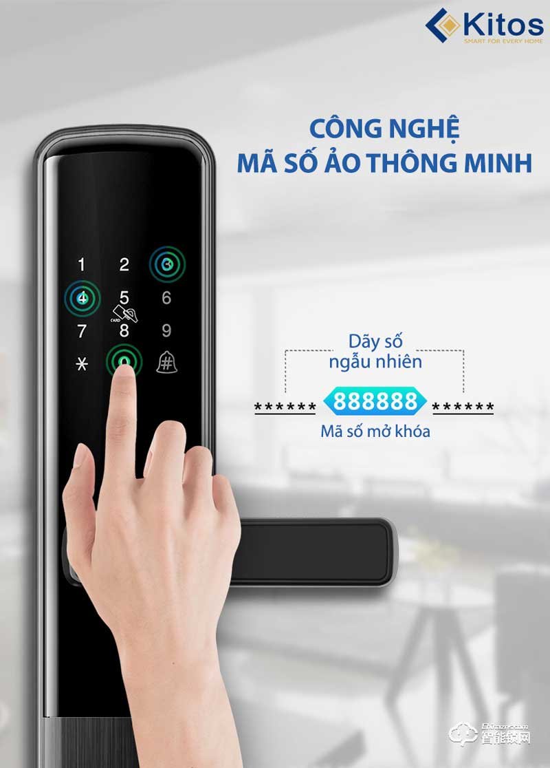 Khóa cửa thông minh Kitos G900 PRO 8 Khóa cửa thông minh Kitos G900 PRO - Ảnh 6