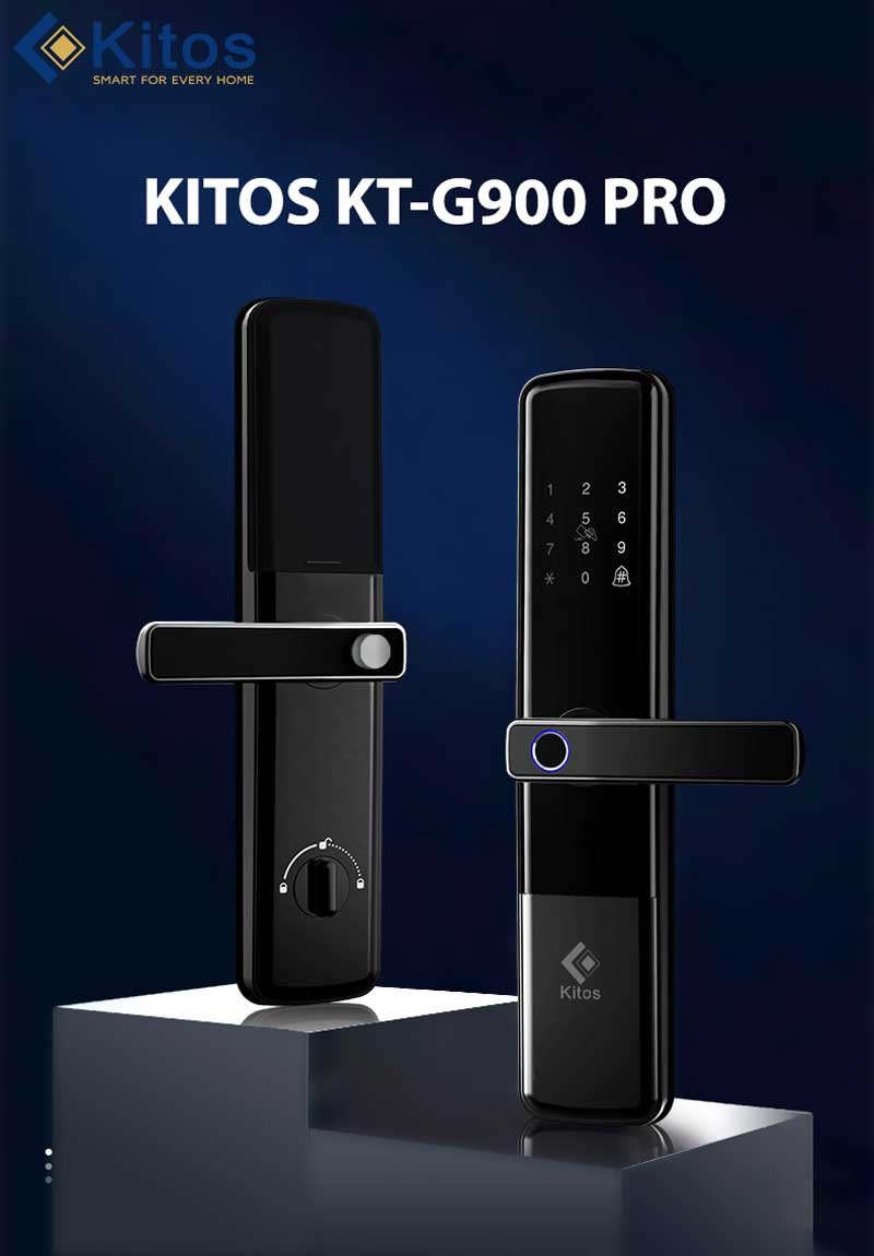 Khóa cửa thông minh Kitos G900 PRO 4 Khóa cửa thông minh Kitos G900 PRO - Ảnh 2