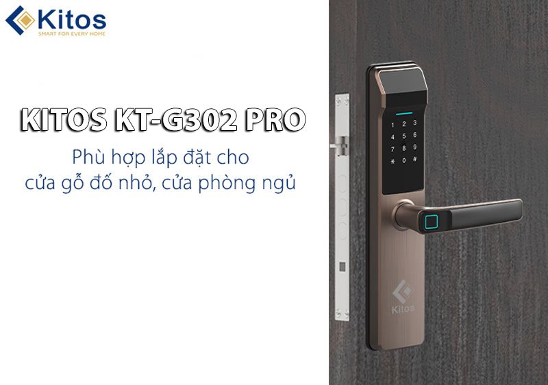 Khóa cửa vân tay Kitos G302 Pro 8 Khóa cửa vân tay Kitos G302 Pro - Ảnh 6