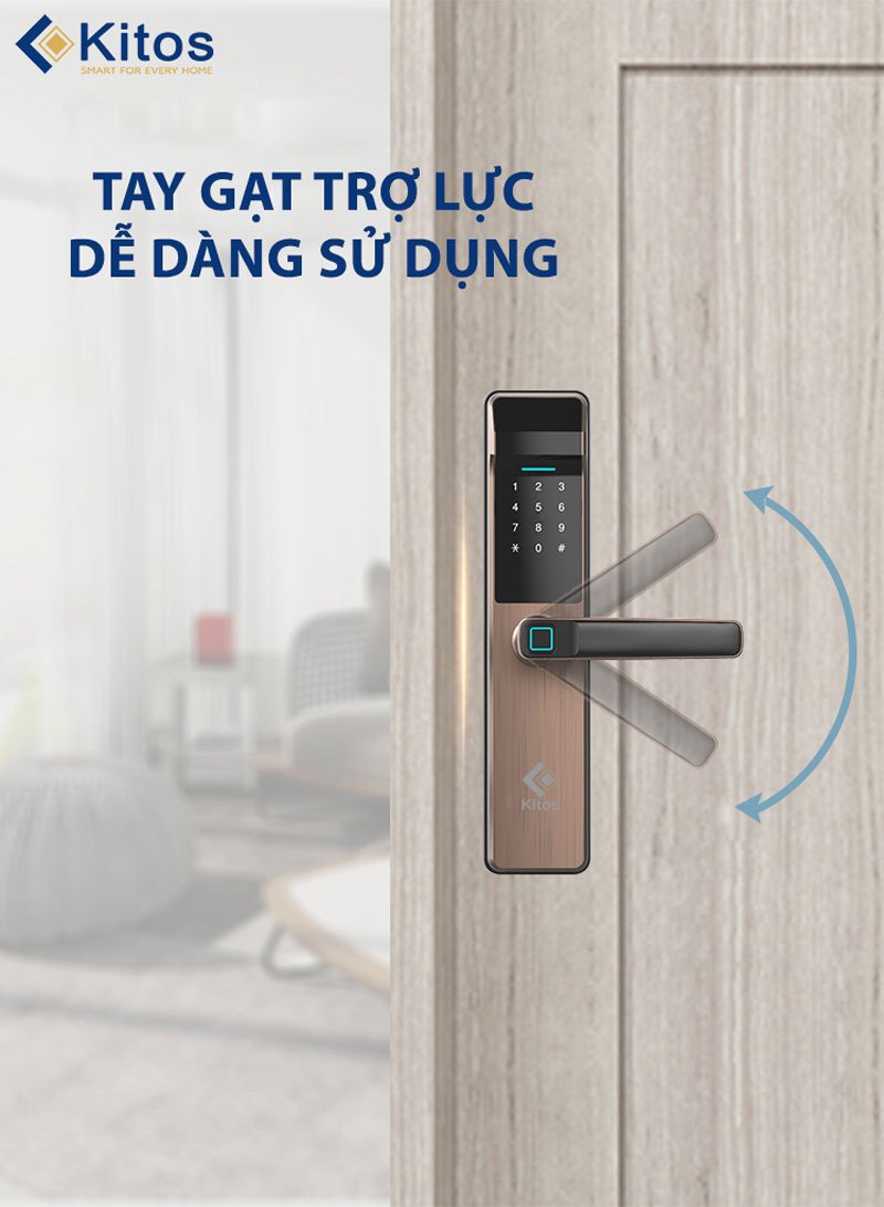 Khóa cửa vân tay Kitos G302 Pro 9 Khóa cửa vân tay Kitos G302 Pro - Ảnh 7